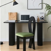 Chaises de salle à manger vintage en bois massif avec dossier, design contemporain pour salle à manger, salon, hôpital et hôtel, modèle Sirène