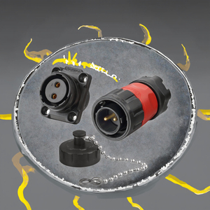 Hàn Miễn Phí Đồng liên hệ với không thấm nước IP68 <span class=keywords><strong>2</strong></span> <span class=keywords><strong>pin</strong></span> cáp điện nối Set PC nam/nữ cắm & ổ cắm Nut/mặt bích/Docking - Product Image 5