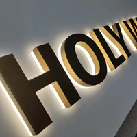 Enseigne lumineuse LED personnalisée avec logo mural, lettres 3D en métal, enseigne commerciale pour devanture de magasin, signalétique LED