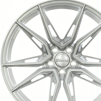 Velg Tempa Kustom 1-Piece 17-24 Inch Ringan Warna Perak 5x114.3 5x120 untuk Penumpang Tesla Model 3 BMW M2/M3/M4