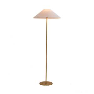 Nordic moderna semplice lampada da terra a LED cappello in lino di ferro lampada da terra <span class=keywords><strong>per</strong></span> soggiorno camera d'albergo decorazione camera degli ospiti - Product Image 1