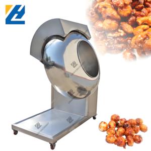 스테인리스 스틸 자동 스낵 광택 캔디 로스팅 아몬드 너트 초콜릿 코팅 팬 설탕 코팅 땅콩 제조기 - Product Image 4