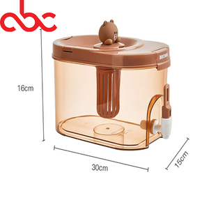 Maison Réfrigérateur Boissons Pichet à Jus Distributeur de Boissons Bouilloire à Eau Froide avec <span class=keywords><strong>Robinet</strong></span> et Passoire - Product Image 2