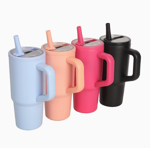 Thép không gỉ xách tay gấp hút vòi phun Tumbler với xử lý sáng tạo cốc nước - Product Image 4