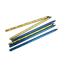 Crayons de couleur hexagonaux en bois de haute qualité, 12 couleurs, certifiés, avec logo personnalisé pour le bureau et les étudiants