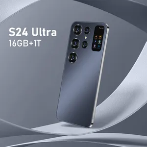 삼성 S24 울트라 핸드폰 원래 16GB + 512GB 스마트 폰 7 인치 잠금 해제 듀얼 카드 5G 전화 안드로이드 13.0 휴대 전화를 모방