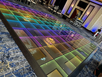 Panneaux de piste de danse portatifs magnétiques Led Pista De Baile Wedding Party Event Fiestas 3D Infinity Mirror Piso