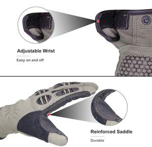 PRISAFETY-guantes de trabajo tácticos para caza, de silicona, para agarre, protección de impacto, mecánicos, para exteriores - Product Image 5