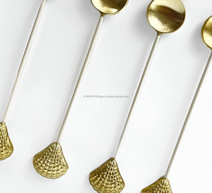 ชุดช้อนมือจับทรงเปลือกหอยทำจากโลหะคุณภาพสูงทันสมัย - Product Image 2