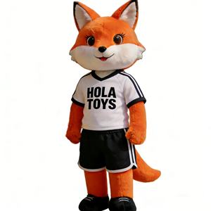 Costumes de <span class=keywords><strong>mascotte</strong></span> de <span class=keywords><strong>renard</strong></span> Hola New Style pour adultes - Unisexe, thème Mardi Gras/Carnaval - Product Image 1