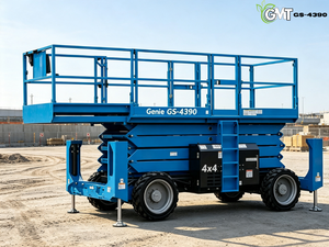 Plataforma Elevadora de Tijera para Terrenos Difíciles Genie <span class=keywords><strong>GS</strong></span> <span class=keywords><strong>4390</strong></span> Usada, Motor Diésel 4WD y Caja de Cambios, Plataforma de Trabajo Aérea, 6420 kg, Origen EE. UU. - Product Image 1