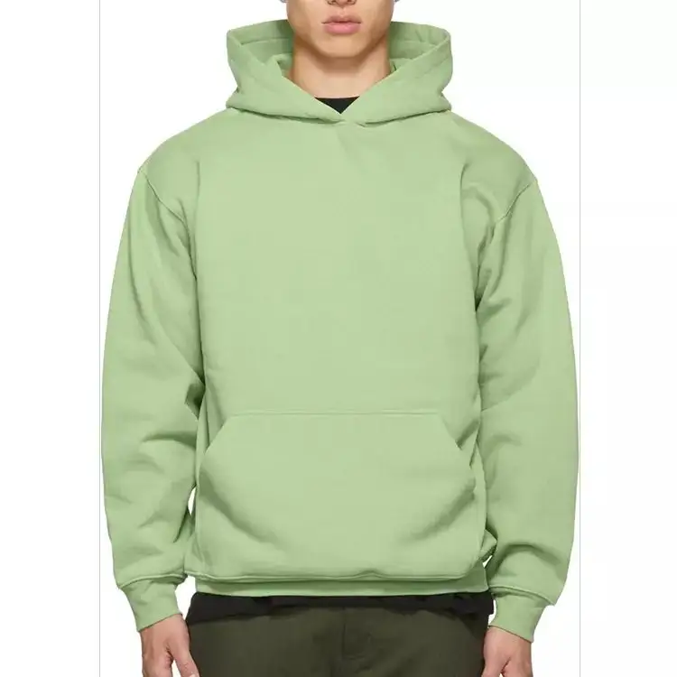 Kalın ağır baskısız kapşonlu üst damla omuz erkekler kazak 500 460 400 Gsm özel Logo fransız Terry ağır boy Hoodie