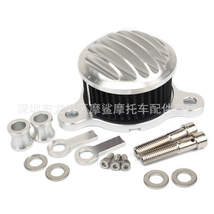 Filtre à air pour moto Moshark 18x14x10 en aluminium CNC pour pièces de modification Harley - Product Image 2