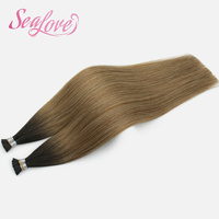 Extensions de cheveux humains I-Tip en gros, 100% cheveux humains vierges russes Remy, double tirage, cuticules alignées, qualité usine