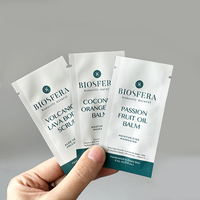 Sachet cosmétique imprimé sur mesure pour liquides, soins de la peau, écran solaire, lotion, crème visage, shampoing, nettoyant, mini-pochette échantillon en aluminium