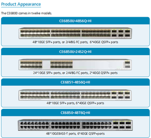New Enterprise <b>Switch</b> CE6820H-48S6CQ <b>Switch</b>(48*10G SFP+,6*100G QSFP28,without Fan and <b>Power</b> Modules)<b>Switch</b> Ethernet Enterprise S - Product Image 4