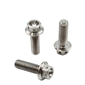 M8 * 15mm Titan xe gắn máy bu lông ốc vít tiêu chuẩn điểm Khoan Hex lỗ nhiều kích cỡ din6921 vít ô tô số liệu - Product Image 1