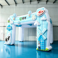 Tente gonflable personnalisée pour stand d'événement, en tissu Oxford, certifiée CE, résistante à l'eau, durable, pour publicité extérieure, exposition, fête