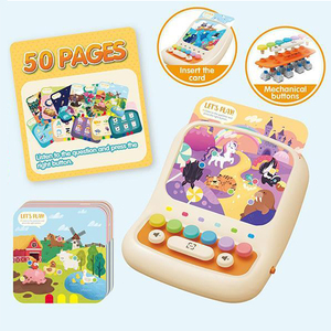 Jouet éducatif préscolaire <span class=keywords><strong>pour</strong></span> bébé, lecteur de mots anglais, inséreur de cartes Y, apprentissage des enfants, <span class=keywords><strong>livre</strong></span> <span class=keywords><strong>audio</strong></span> <span class=keywords><strong>pour</strong></span> enfants, cartes flash parlantes ABC, machine - Product Image 1