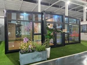 20FT 40ft prefab บ้านหลังเล็กๆสำเร็จรูปเคลื่อนที่ได้, บ้านภาชนะแก้วแบบขยายได้โมดูลาร์แบบเคลื่อนที่ได้ - Product Image 4