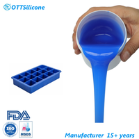 Caoutchouc de silicone liquide d'usine pour la fabrication de moules à chocolat, caoutchouc de silicone RTV-2