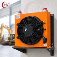 Refroidisseur d'huile hydraulique à air, châssis en acier, 30 rangées, 100L, haute performance industrielle, haute qualité, durable, longue durée de vie