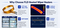 Élément chauffant Kapton ultra-fin et flexible pour applications en espaces compacts OEM