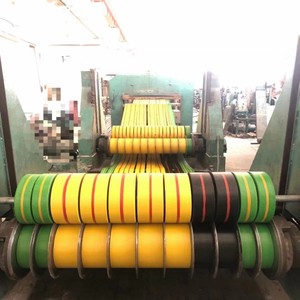 Bande transporteuse industrielle en toile de caoutchouc plate Wow, 150 mm de périmètre, couleur arc-en-ciel - Product Image 1