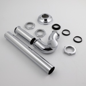 Set di Scarichi a U per Lavandino in Zinco, <span class=keywords><strong>Sifone</strong></span> Italiano, Tubo di Scarico a Forma di U per <span class=keywords><strong>Lavabo</strong></span> - Product Image 3