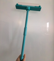 Nettoyeur de vitres Greenwell Eco-Friendly Aqua Blade en silicone avec poignée et serpillière en microfibre pour voiture