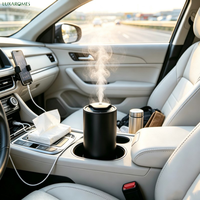 Diffuseur de parfum de voiture LUXAROMES A613, diffuseur d'arômes de luxe sans eau pour la maison, diffuseur d'arômes automatique à LED, machine d'aromathérapie