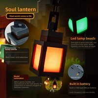 Lampe de nuit LED design pixel, style dessin animé, avec télécommande, idéale pour chambre de jeu, décoration murale chambre d'enfant, cadeau de Noël cool
