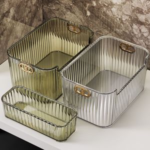 Caixa de armazenamento de cosméticos, máscara de mesa, cômoda, perfume, cuidados com a pele, caixa de armazenamento e organização de artigos diversos com tampa - Product Image 2