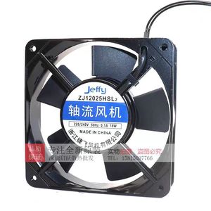 เจฟฟี่ พัดลมแบบแกนหมุน รุ่น ZJ12025HSL2 220V 18W พัดลมระบายความร้อน แบบติดตั้งสี่เหลี่ยม - Product Image 3