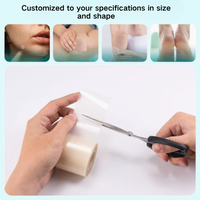 Pansement hydrocolloïde transparent en rouleau, autocollant, circulaire, amovible, confortable, patchs anti-acné pour le visage