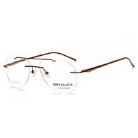 Monturas de Gafas Ópticas Metálicas Universales para Hombre y Mujer, Lentes Transparentes de PC Resistentes a Impactos, Logotipo Personalizado, Compatibles con Miopía