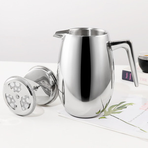 304 in acciaio inox macchina da caffè pressa <span class=keywords><strong>francese</strong></span> doppia parete isolato <span class=keywords><strong>caffettiera</strong></span> per cucina campeggio <span class=keywords><strong>caffettiera</strong></span> - Product Image 2