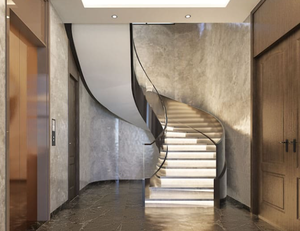 Escalera Espiral <span class=keywords><strong>de</strong></span> Acero <span class=keywords><strong>de</strong></span> Doble Viga para Exteriores, <span class=keywords><strong>Precio</strong></span> <span class=keywords><strong>de</strong></span> Fábrica Optima, Escalera Curva Personalizada, Escalera Espiral <span class=keywords><strong>de</strong></span> Hormigón - Product Image 2