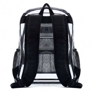 Reinforced Padded Straps Clear Heavy Duty <b>Backpack</b> Transparent Pvc <b>Backpack</b> - Product Image 2