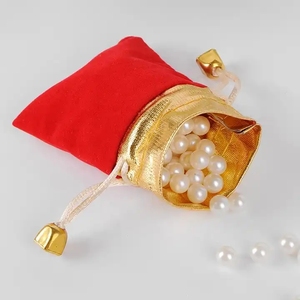 All'ingrosso sacchetto di velluto 7*9cm sacchetto di stoccaggio di gioielli di caramelle morbido portatile coulisse regalo sacchetto di nozze damigella d'onore - Product Image 5