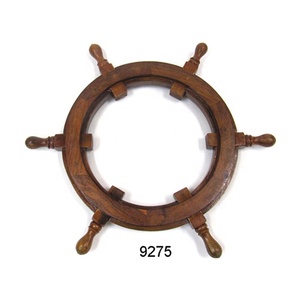 14 "อลูมิเนียมแฮนด์เมดเรือล้อคู่กรอบเงินขัดเสร็จสิ้นและตกแต่งบ้านหัตถกรรม - Product Image 4