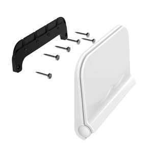 Spot Goods GQK 2025 Silla de ducha plegable de pared blanca moderna Asiento de baño Adecuado para personas discapacitadas en hoteles y hospitales - Product Image 4