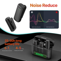 Meilleure vente produits 2024 Portable J11 sans fil Lavalier Microphone réduction du bruit enregistrement Audio vidéo Mini micro
