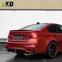 Pour BMW 2015 à 2021 F87 M2 M2C Kit de carrosserie en Fiber de carbone sèche de Style K avec diffuseur de pare-chocs arrière léger