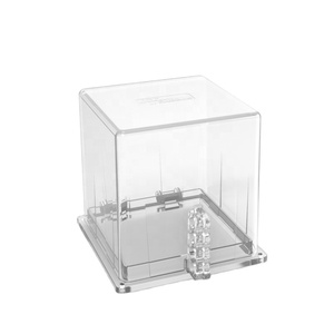 BOZZYS Bouton d'arrêt d'urgence transparent <span class=keywords><strong>de</strong></span> 50 mm, couvercle à installation permanente, verrouillage <span class=keywords><strong>de</strong></span> <span class=keywords><strong>porte</strong></span>, étiquetage, empêchant toute touche accidentelle - Product Image 1