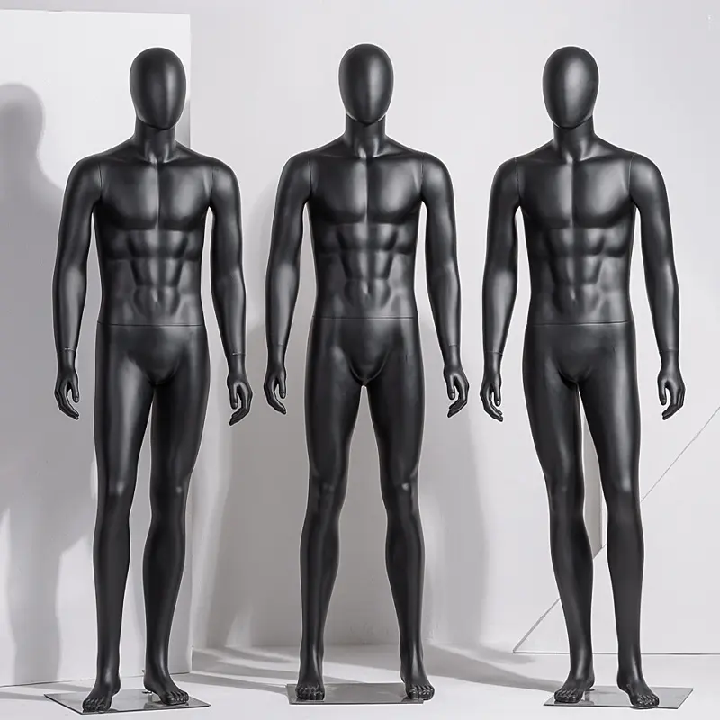 Groothandel Spiersport Zwart Full Body Plastic Mannequin