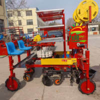 Transplanteur double rangée LiGeng : Haute productivité, motorisé, grande vitesse de travail, livraison stable des semis, pour l'agriculture