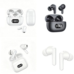 Los Mejores Auriculares Inalámbricos Mini con Pantalla LED de Energía, Estuche Digital Ergonómico, Ajuste Cómodo en el Oído para Teléfonos Samsung Universales - Product Image 1