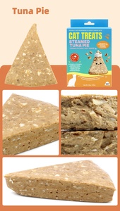 Friandises <span class=keywords><strong>pour</strong></span> chats riches <span class=keywords><strong>en</strong></span> protéines <span class=keywords><strong>en</strong></span> <span class=keywords><strong>gros</strong></span>, galettes de poulet triangulaires cuites à la vapeur, collations souples <span class=keywords><strong>pour</strong></span> chats, aliments <span class=keywords><strong>pour</strong></span> animaux de compagnie personnalisés OEM ODM - Product Image 2