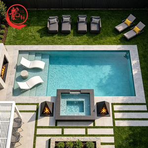 <span class=keywords><strong>Piscine</strong></span> en fibre de verre préfabriquée de luxe China Longxuan, <span class=keywords><strong>coque</strong></span> en PRV/GRP, production américaine, en vente - Product Image 3